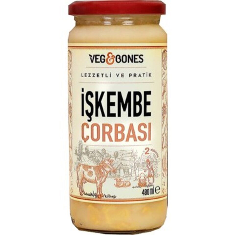 VEG&BONES İŞKEMBE ÇORBASI 480 ML